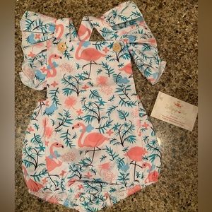 NWT Lollipop Chic Bowtique Rompers- 12months